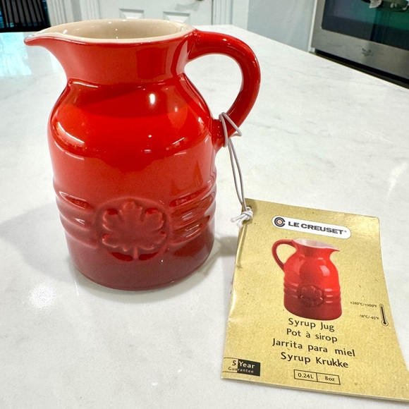 Le Creuset Cherry Red Syrup Jug - Picture 1 of 2